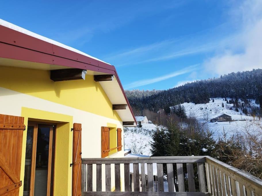 Maison De Montagne Vue Magnifique Ventron Bagian luar foto